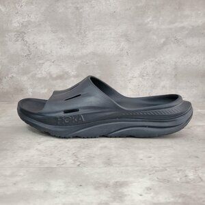 Hoka One One Ora Recovery Slide Shoes Mens Size 14 Black Comfort Sandals M14